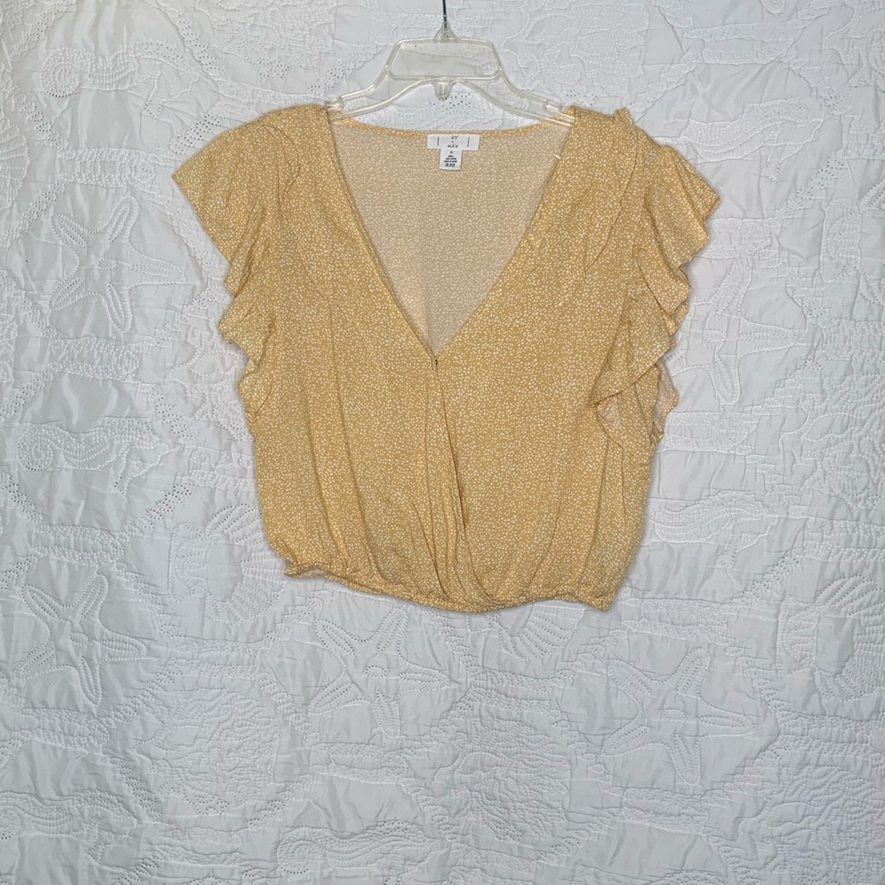 Yellow blouse